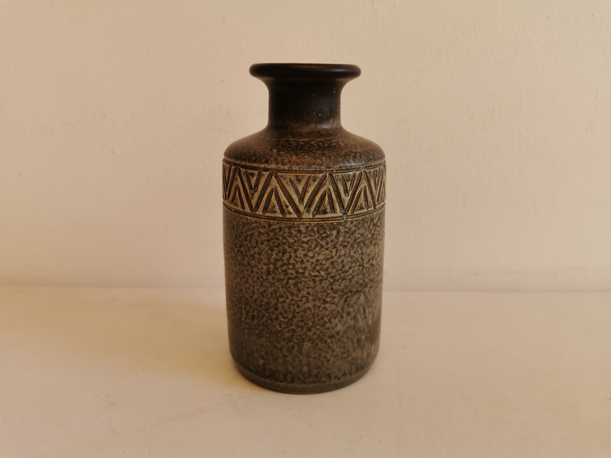 Ceramic vase from Danish Johgus, estimated 1960s-70s