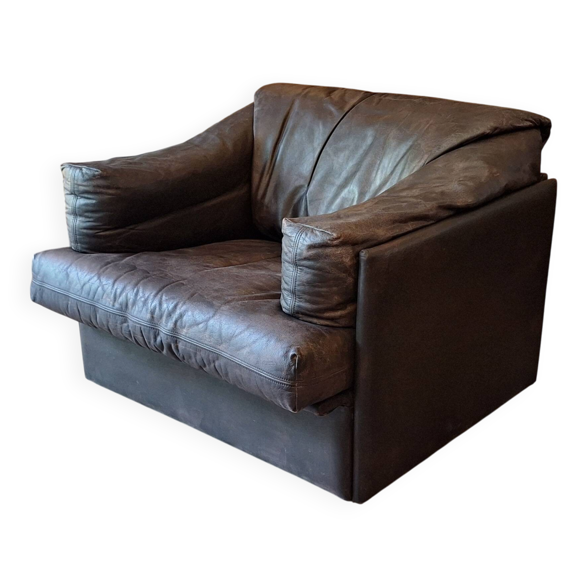 Niels Eilersen lounge chair in leather, Denmark 1960s