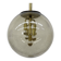 Doria Leuchten globe glass hanging lamp , 1970s