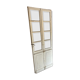Entrance door with 2 leaves, castle canopy, nineteenth century