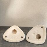 Duo porcelain coat hooks