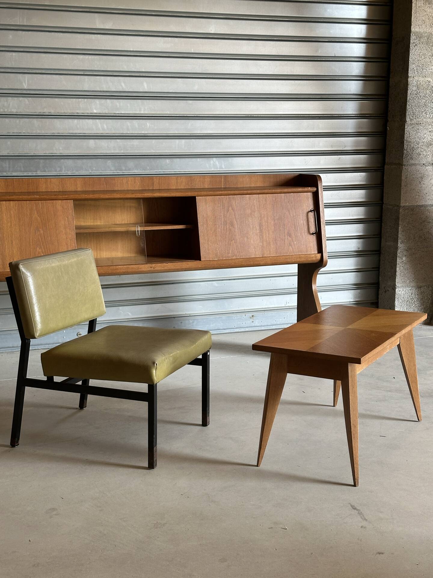 Vintage sideboard, Scandinavian style from the 1950s-1960s.