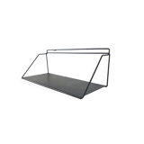 Vintage black metal bookshelf, The Netherlands 1960's