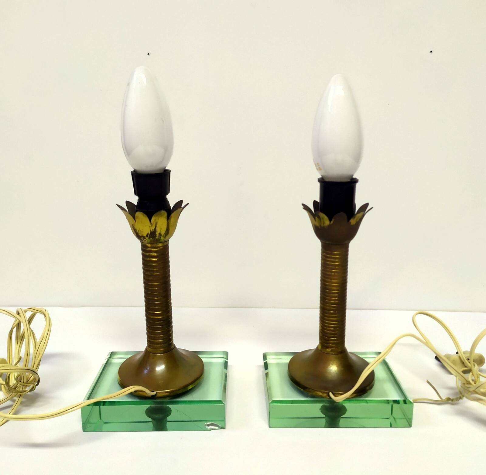 Table Lamps Pietro Chiesa style , 1940s, Set of 2