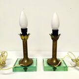 Table Lamps  Pietro Chiesa style , 1940s, Set of 2