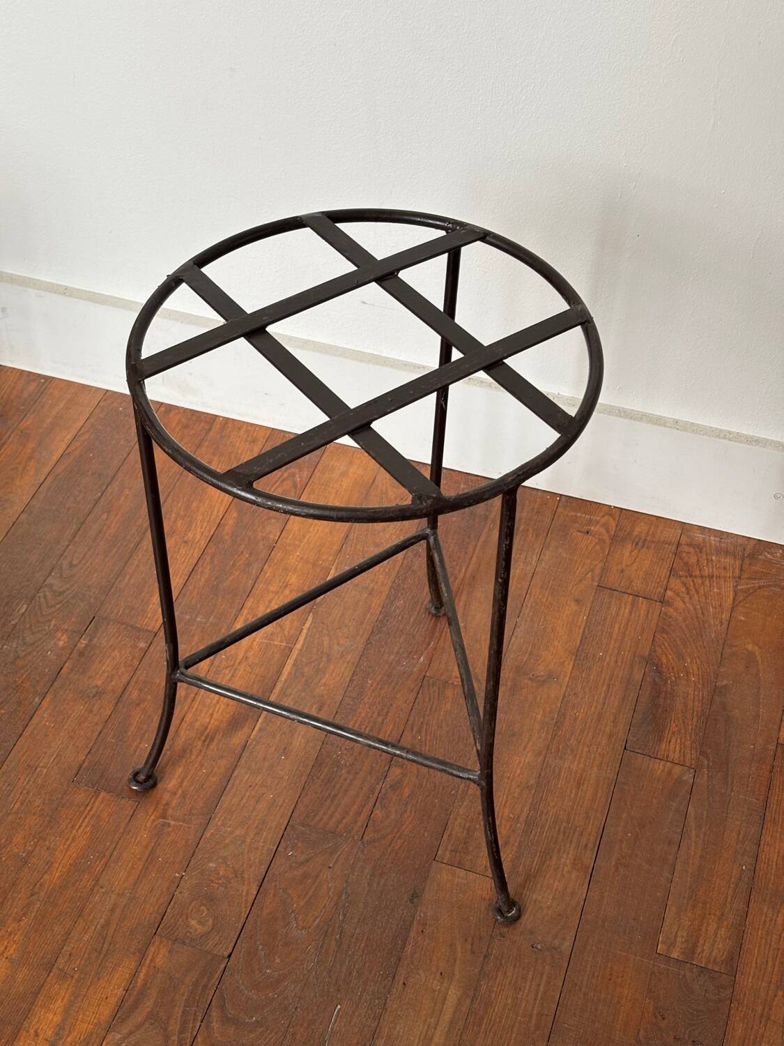 Wrought iron stool