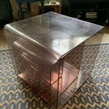 Set of 3 Michel Dumas nesting cube modules (+ free tray)