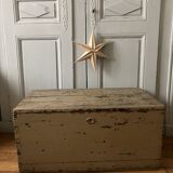 Large wooden chest, storage trunk