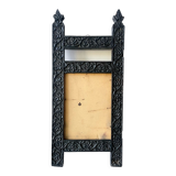 Antique Wooden Picture Frame with flower carvings 42 cm x 19 cm