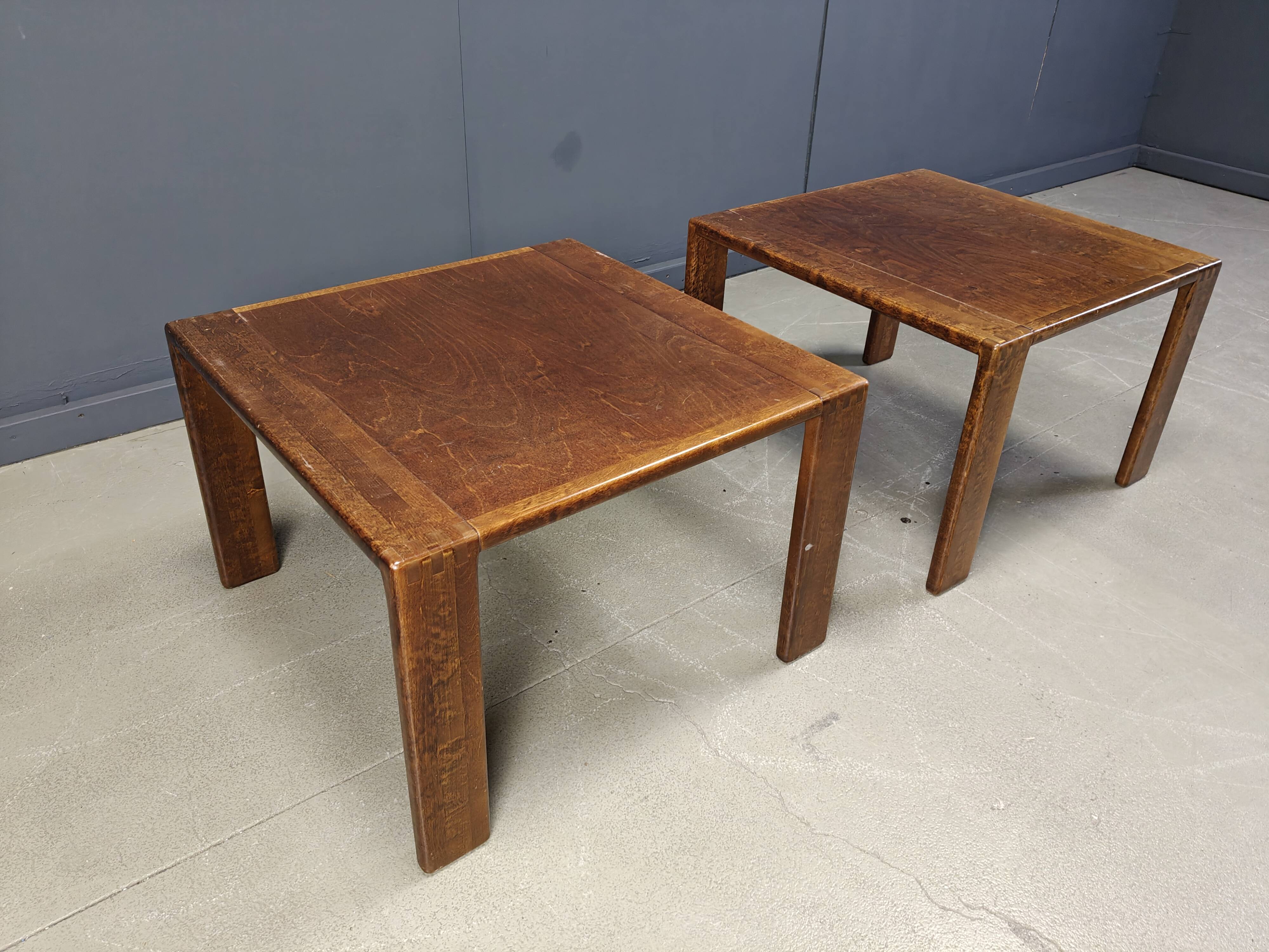 Paire de tables basses Bonanza par Asko, Finlande, 1960