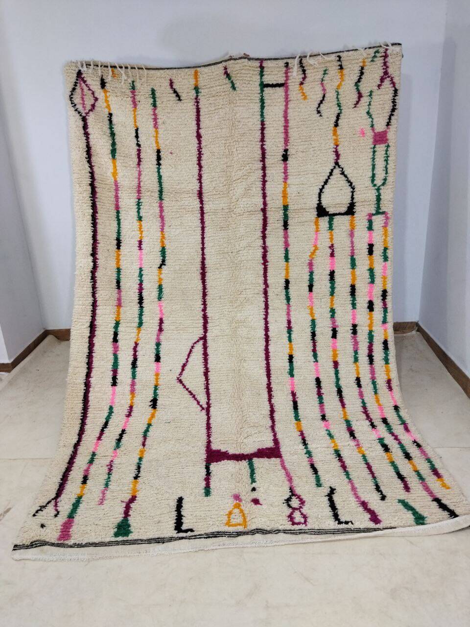 Handmade Moroccan Berber rug 294 X 194 CM