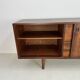 Danish rosewood vintage sideboard with sliding teak doors from the 1960s