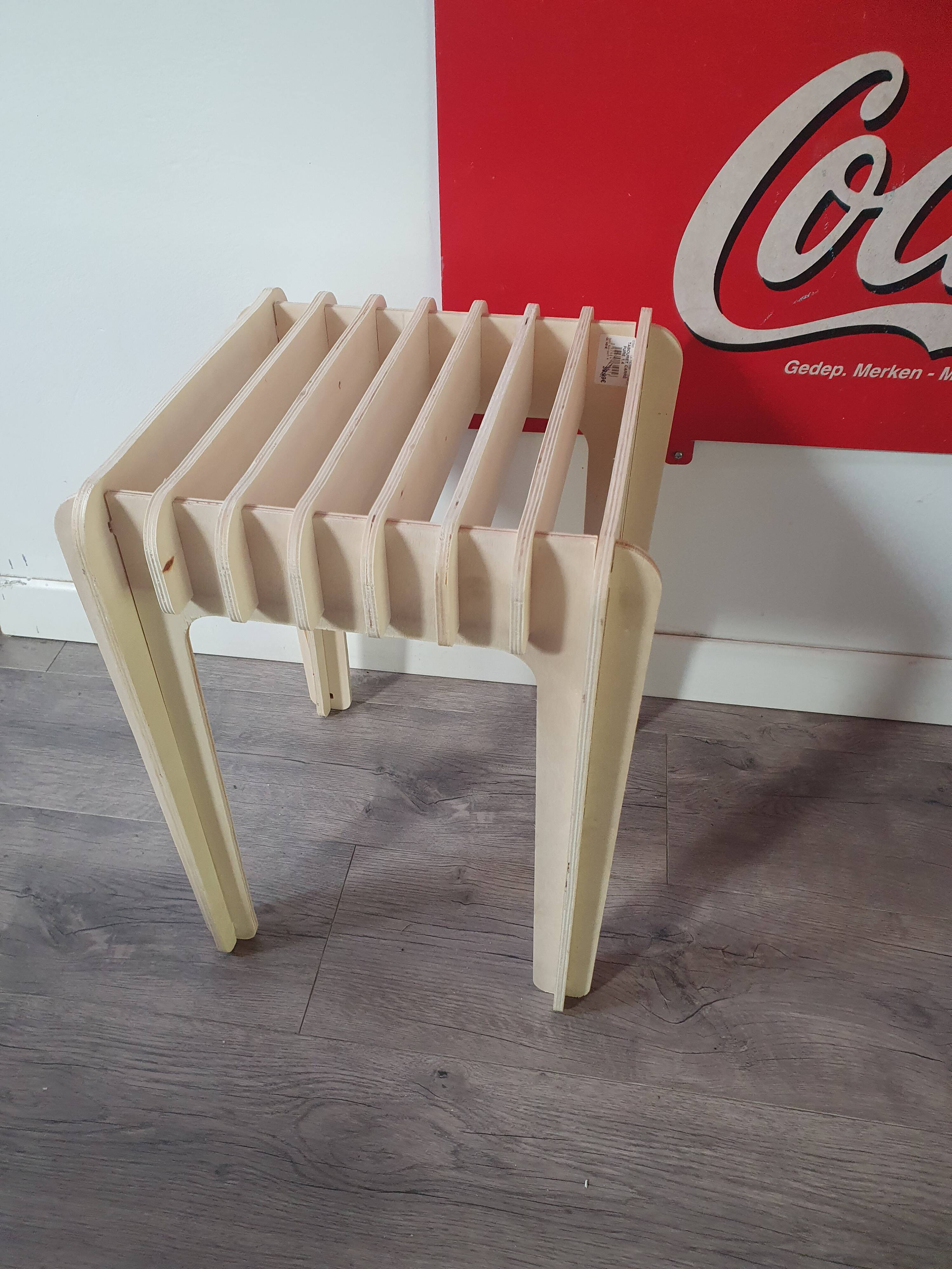 new designer square wooden stool japandi simplicity collection