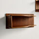 Tables de chevet flottantes en teck, lot de 2