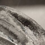 Lars Hellsten Large 1970s Full Lead Crystal Glass Vase