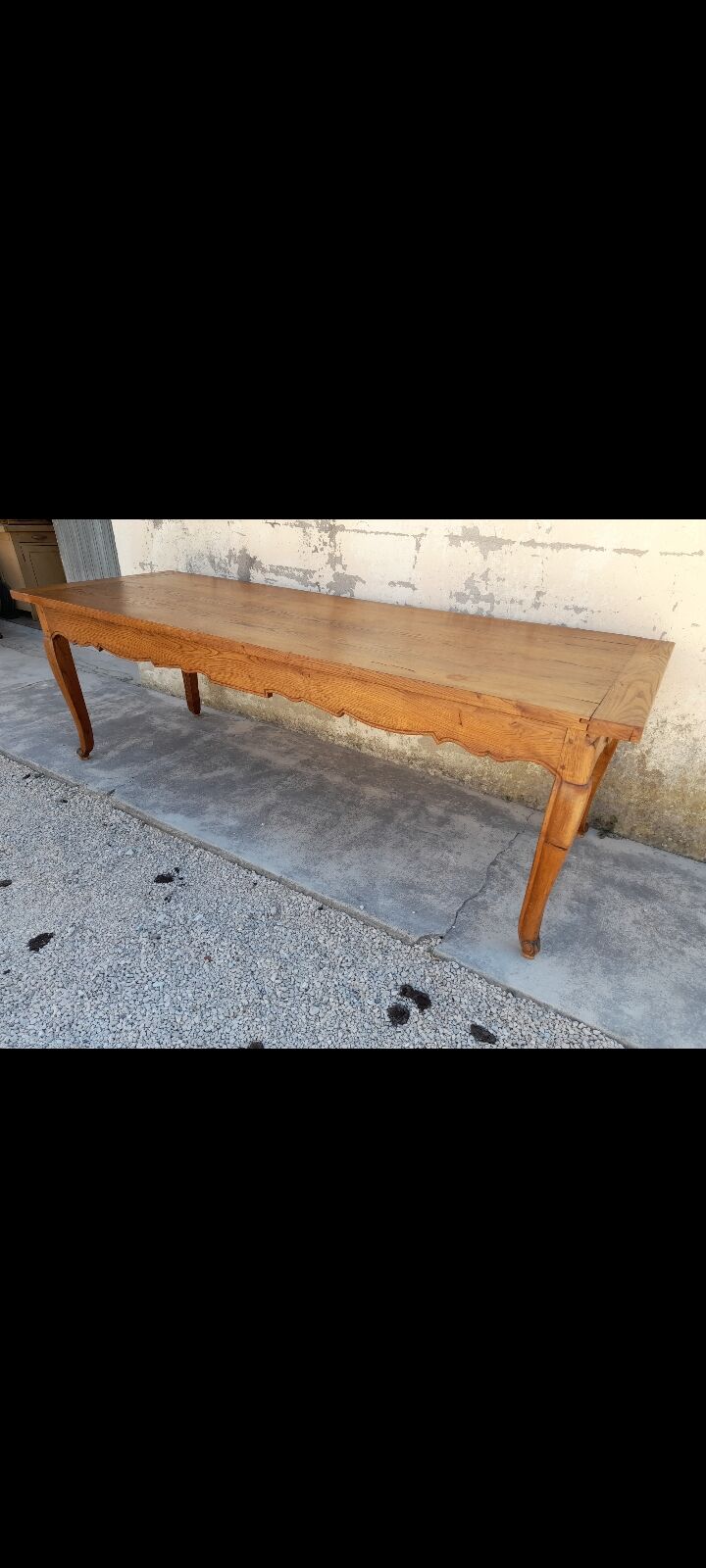 Old oak farm table - 2m30