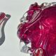 Cendrier et pilon verre et inclusions or Murano vintage