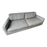 Chester habitat 3-seater sofa - in Italian fabric - mixed grey - black legs