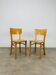 Paire de chaises bistrot Thonet, bois, années 60