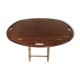 Mahogany folding tea-table