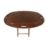 Table à thé pliable acajou