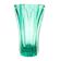 Art Deco vase, turquoise crystal, designed by R. Hlousek, Moser, Czechoslovakia, 1930s