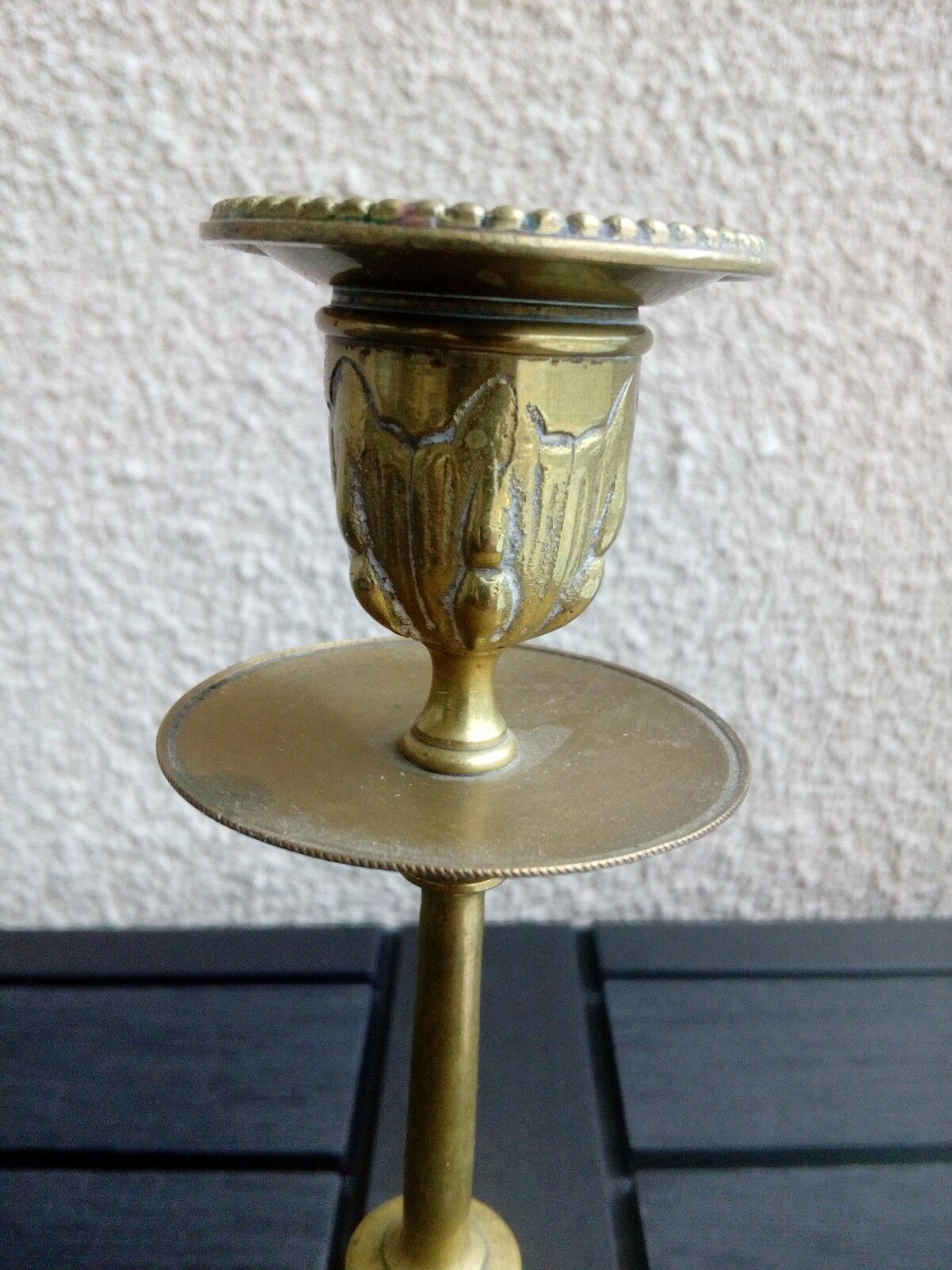 Napoleon III period bronze candlestick