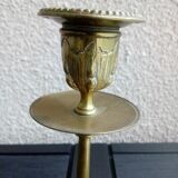 Napoleon III period bronze candlestick