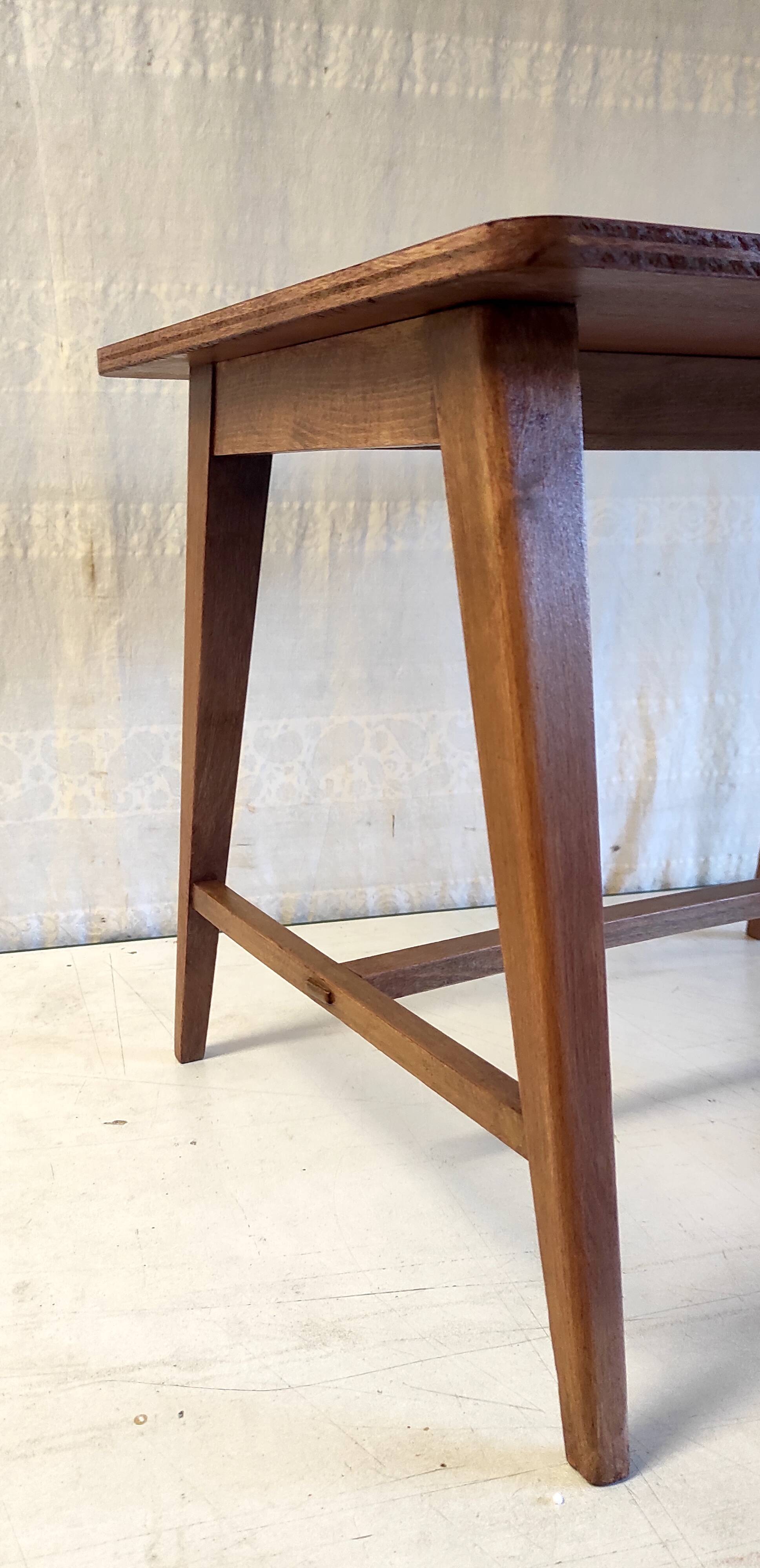 Solid wood coffee table - 1950s/60s