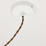 Vintage italian plexiglass tower pendant lamp
