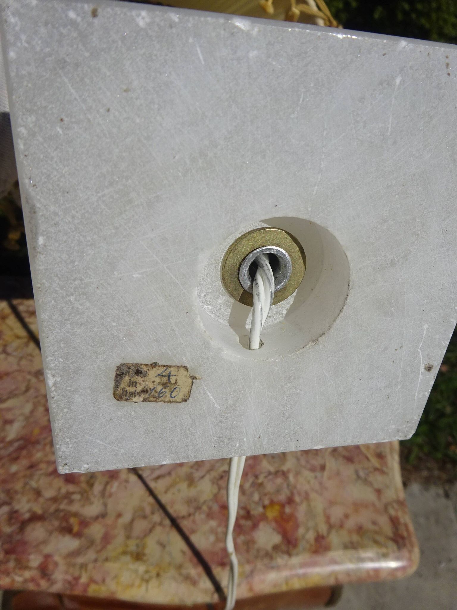 Lampe en albâtre