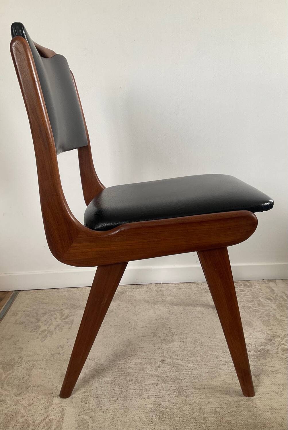 Scandinavian chair attributed to Louis Van Teeffelen from the 1960s