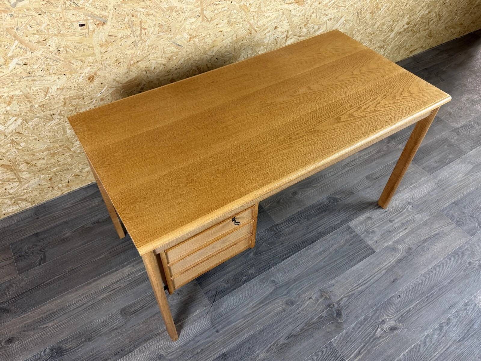 1960s 1970s Oak Writing Desk Sliding Top by Peter Løvig Nielsen for Løvig