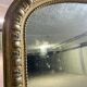 Antique Louis Philippe mirror with gilded gadroons - 173 x 110 cm