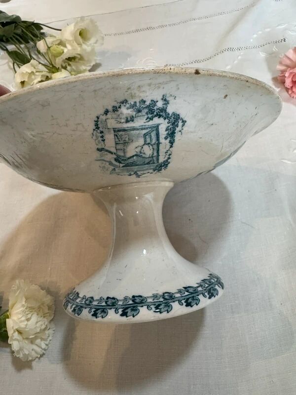 Ironstone compote dish