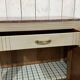 Art Deco sideboard in walnut, oak and marble top.