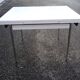 Vintage 60s white formica chrome kitchen table