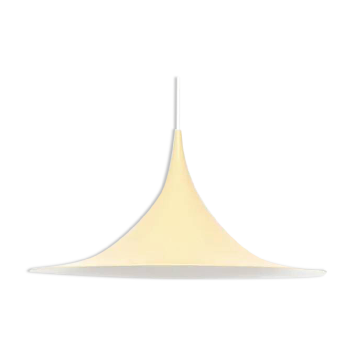 Vanilla Semi lamp by Bonderup Thorup, Denmark 1968