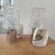Pair of 1970s crystal wall lights