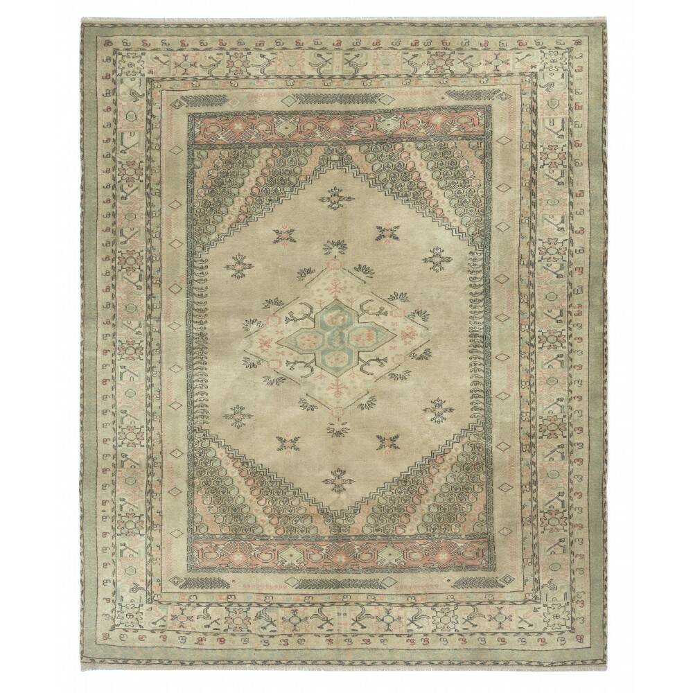 West Anatolian Manisa Kula Rug, Vintage Handmade Area Rug