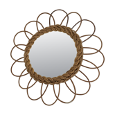 Rattan mirror - 40 cm