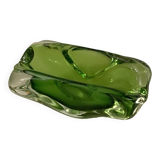 Vide poche Murano vert iridescent
