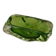 Murano iridescent green pocket tray