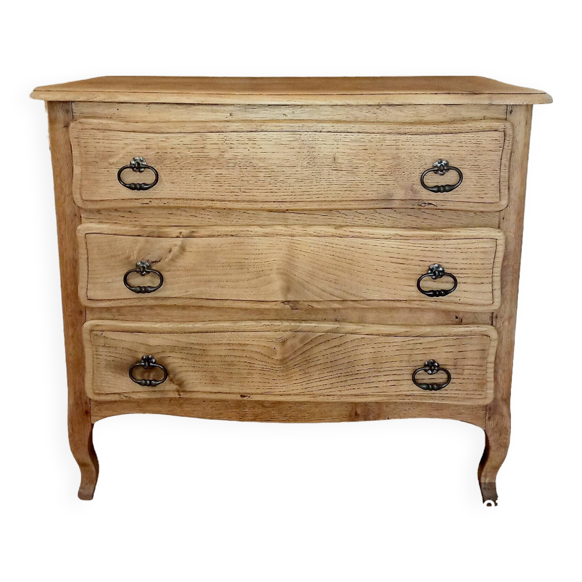 Restored oak chest of drawers
