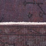 4x8 Shades Of Purple Oriental Handmade Wool Turkish Vintage Rug, 140x230Cm