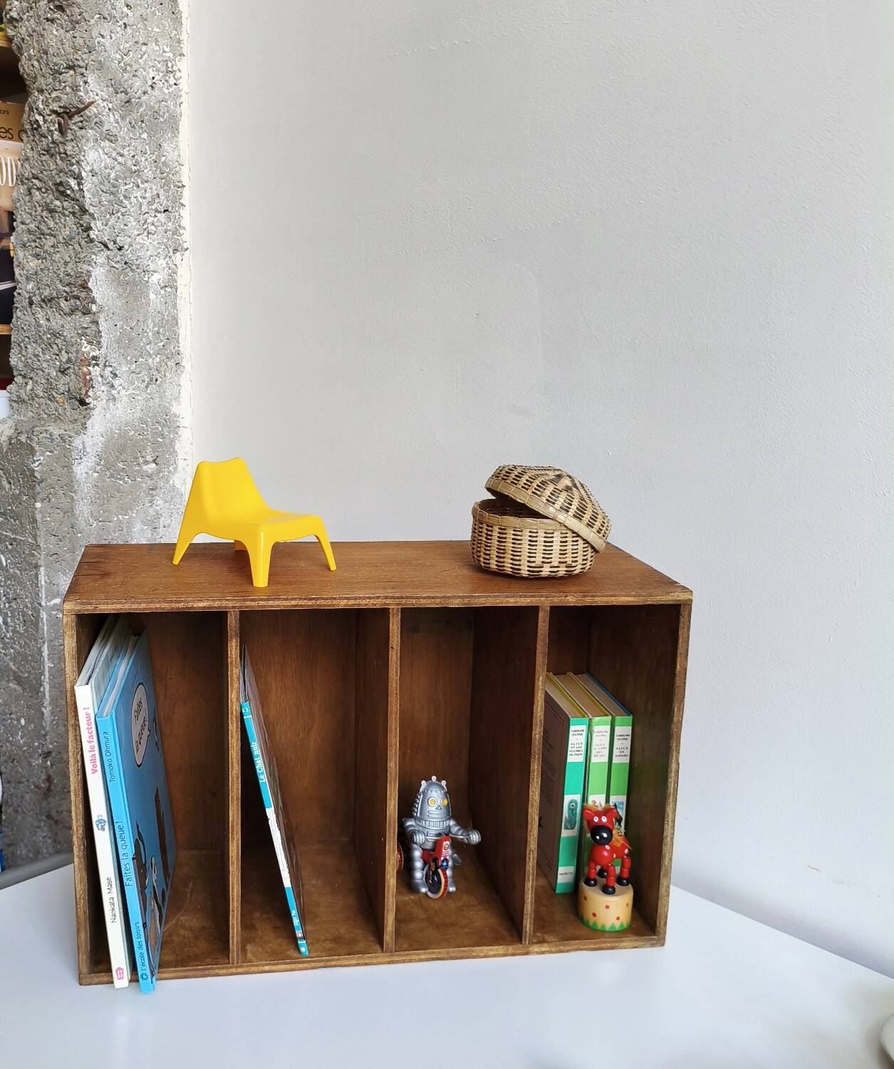 Antique workshop locker sorter solid wood furniture
