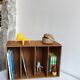 Meuble ancien trieur casier d'atelier bois massif