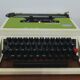 Machine à écrire Underwood 315 verte avec sa mallette