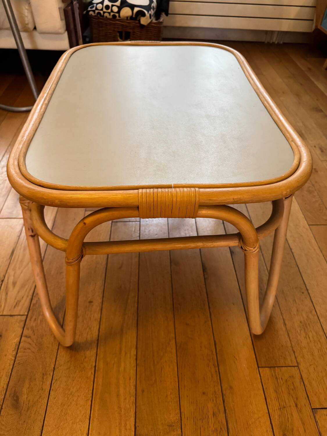 Small Scandinavian children's desk and matching armchairs