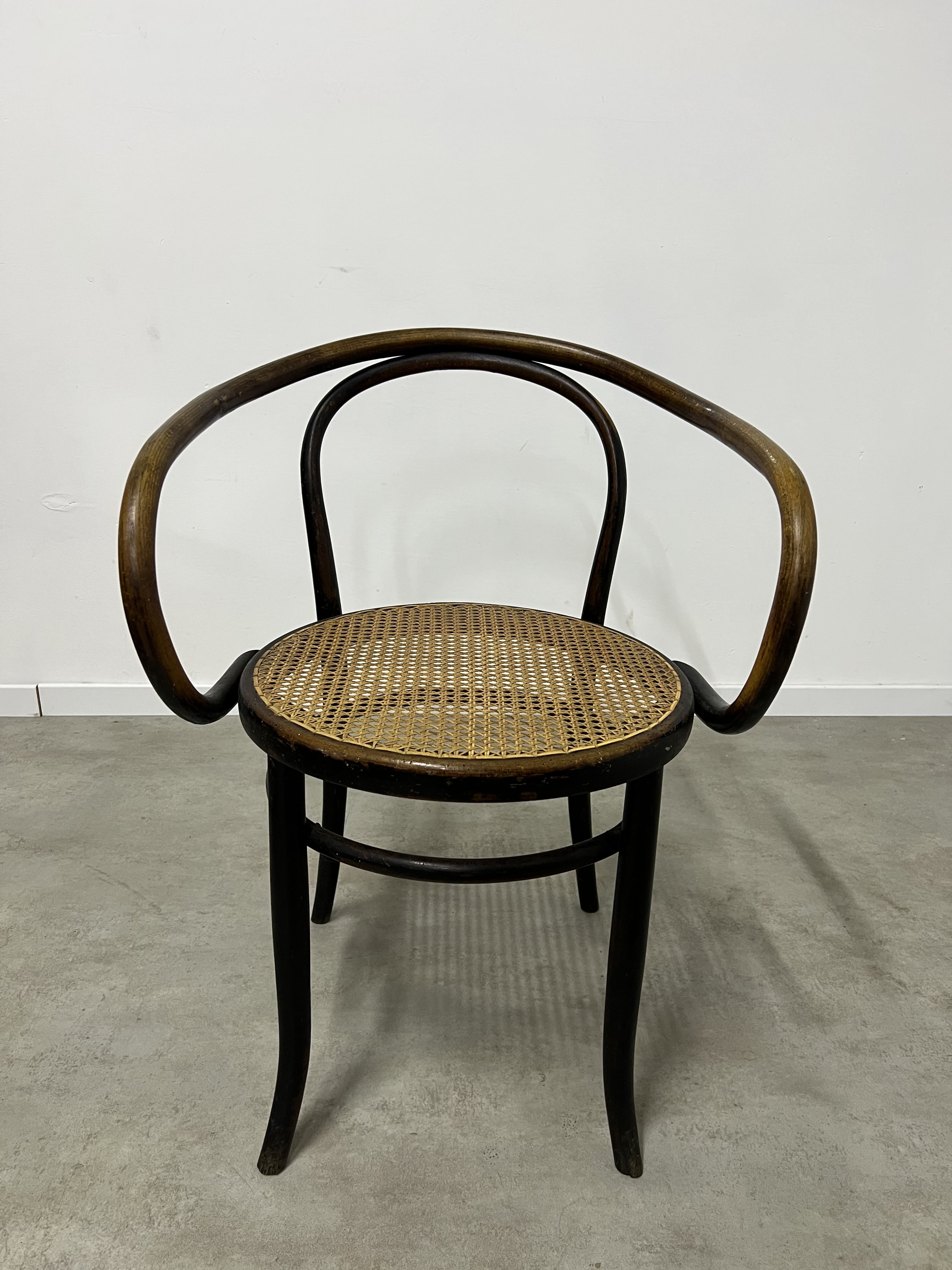 Old bentwood office chair Fischel 1930s